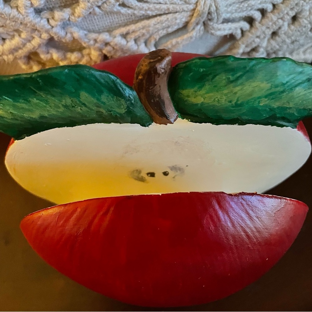 Handpainted Apple Napkin/Mail Holder